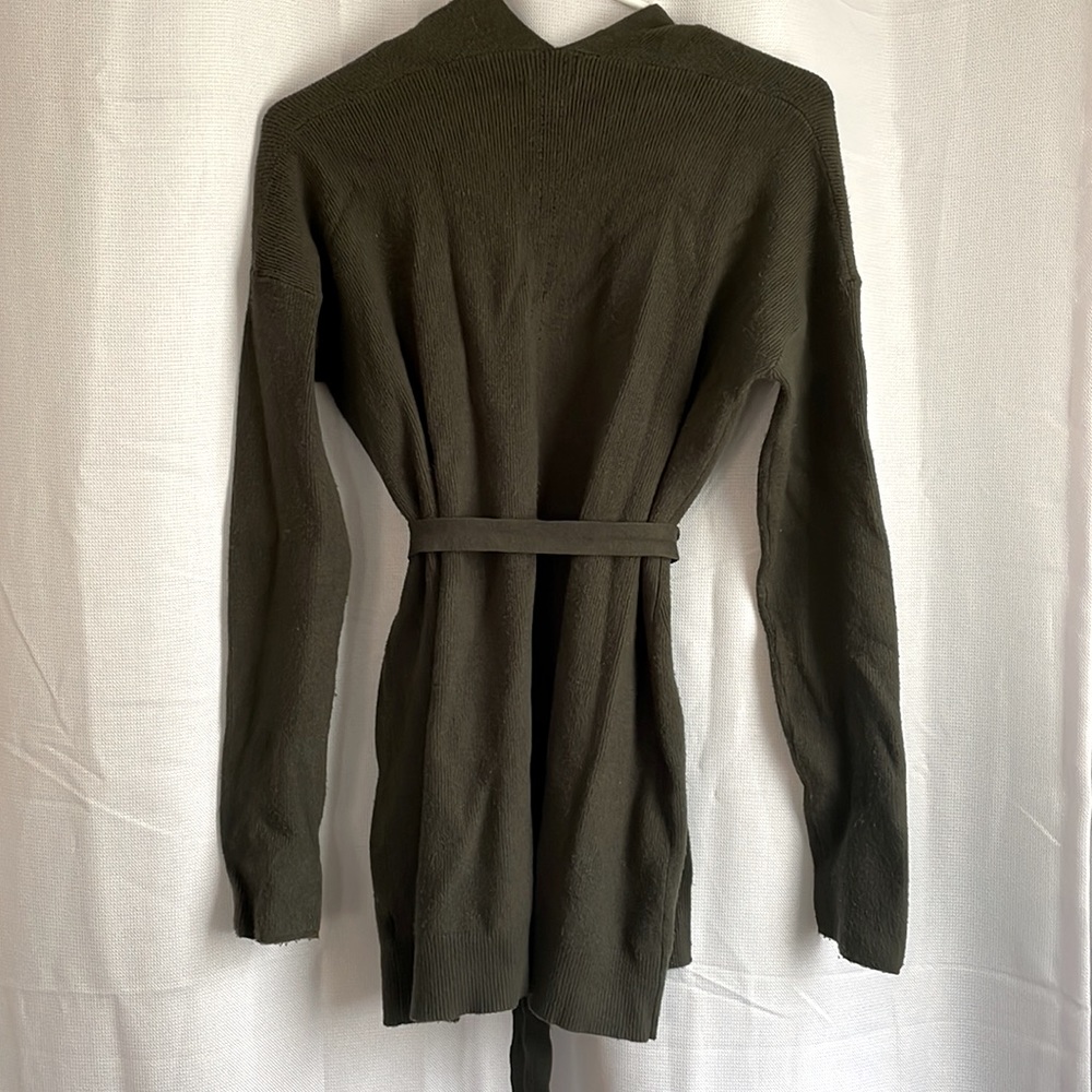 A New Day Olive-Green Knit Cardigan